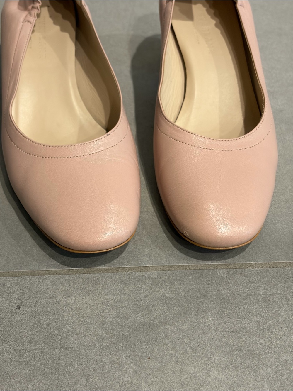 Everlane leather day ballet heel pale pink - Picture 5 of 10